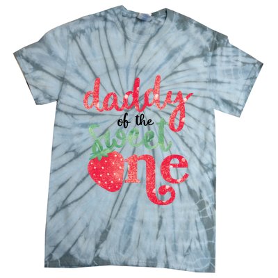Cute Strawberry Daddy Of The Sweet One Tie-Dye T-Shirt