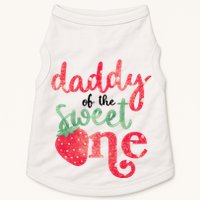 Cute Strawberry Daddy Of The Sweet One Doggie Tank