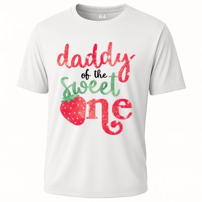Cute Strawberry Daddy Of The Sweet One Performance Shirt