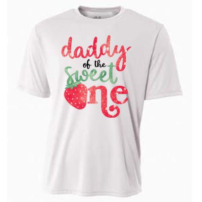 Cute Strawberry Daddy Of The Sweet One Cooling Performance Crew T-Shirt