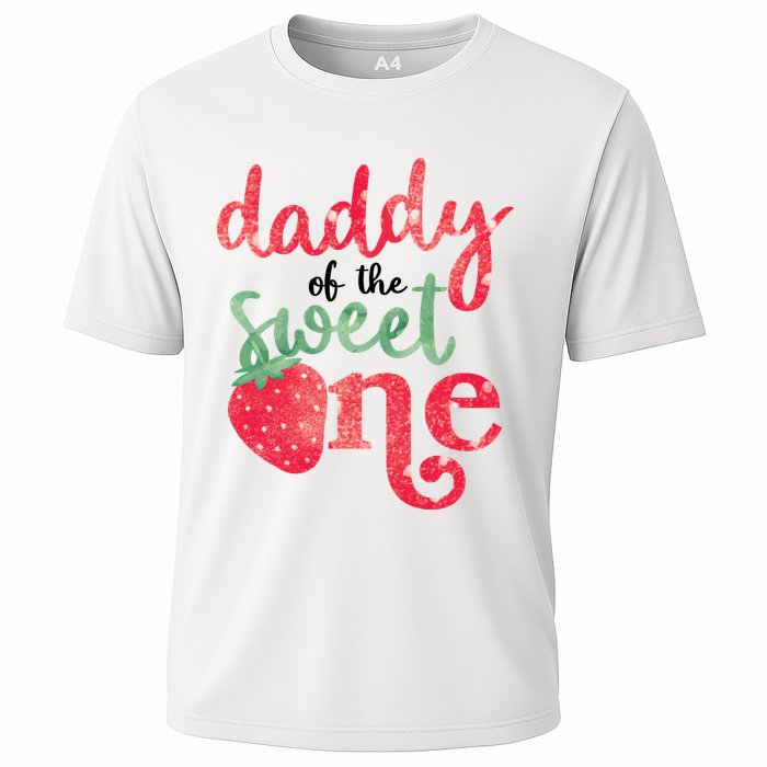 Cute Strawberry Daddy Of The Sweet One Cooling Performance Crew T-Shirt