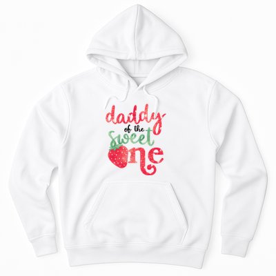 Cute Strawberry Daddy Of The Sweet One Hoodie