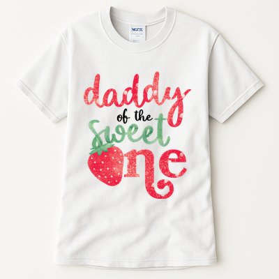 Cute Strawberry Daddy Of The Sweet One Tall T-Shirt