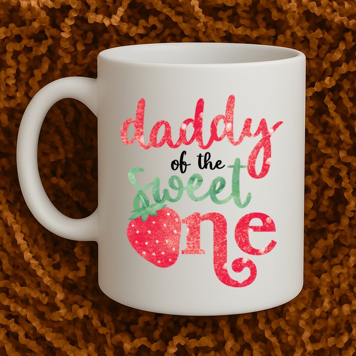 Cute Strawberry Daddy Of The Sweet One Mug