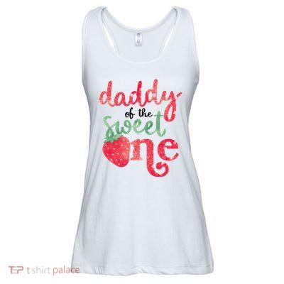 Cute Strawberry Daddy Of The Sweet One Ladies Essential Flowy Tank
