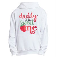 Cute Strawberry Daddy Of The Sweet One Urban Pullover Hoodie