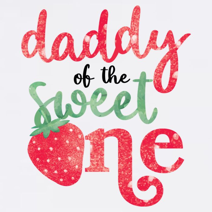 Cute Strawberry Daddy Of The Sweet One Toddler T-Shirt