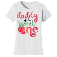 Cute Strawberry Daddy Of The Sweet One Women's T-Shirt