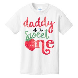 Cute Strawberry Daddy Of The Sweet One Kids T-Shirt