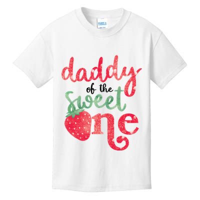 Cute Strawberry Daddy Of The Sweet One Kids T-Shirt