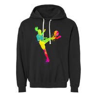 Cool Soccer Design For Wo Soccer Player Sport Lover Garment-Dyed Fleece Hoodie