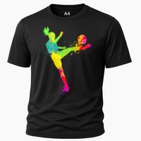 Cool Soccer Design For Wo Soccer Player Sport Lover Performance Shirt