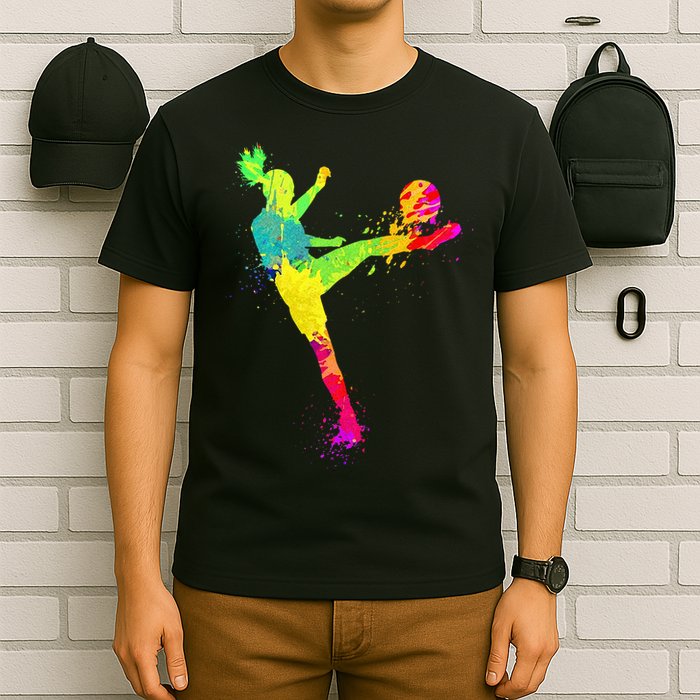 Cool Soccer Design For Wo Soccer Player Sport Lover T-Shirt