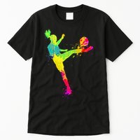 Cool Soccer Design For Wo Soccer Player Sport Lover Tall T-Shirt