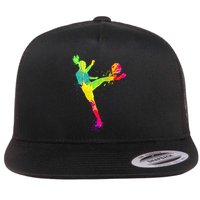 Cool Soccer Design For Wo Soccer Player Sport Lover Flatbill Hat