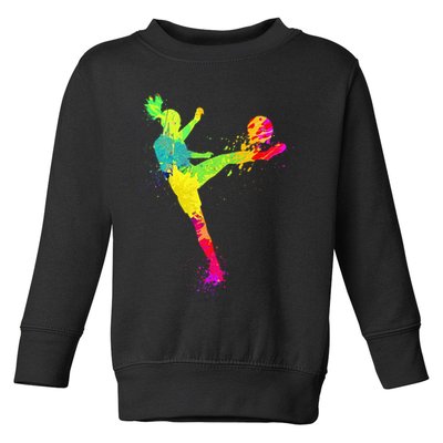 Cool Soccer Design For Wo Soccer Player Sport Lover Toddler Sweatshirt