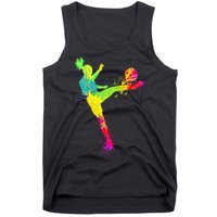 Cool Soccer Design For Wo Soccer Player Sport Lover Tank Top
