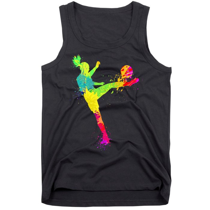 Cool Soccer Design For Wo Soccer Player Sport Lover Tank Top