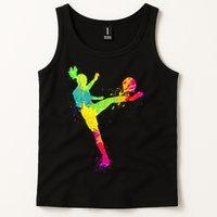 Cool Soccer Design For Wo Soccer Player Sport Lover Tank Top