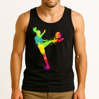 Cool Soccer Design For Wo Soccer Player Sport Lover Tank Top