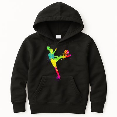 Cool Soccer Design For Wo Soccer Player Sport Lover Kids Hoodie