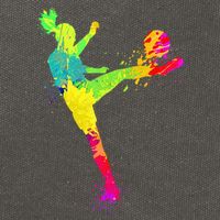 Cool Soccer Design For Wo Soccer Player Sport Lover Cotton Canvas Backpack