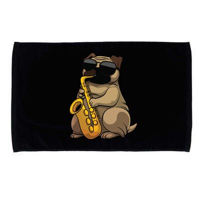 Cute Saxophone Design For Men Women Saxophone Band Player Microfiber Hand Towel