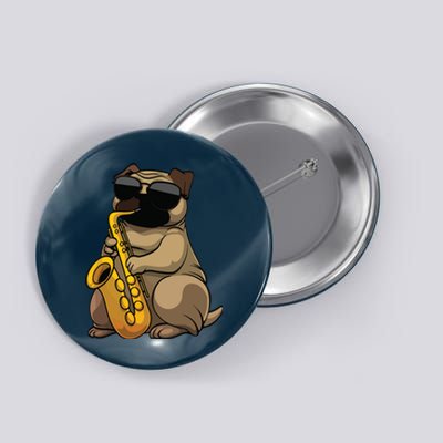 Cute Saxophone Design For Men Women Saxophone Band Player Button