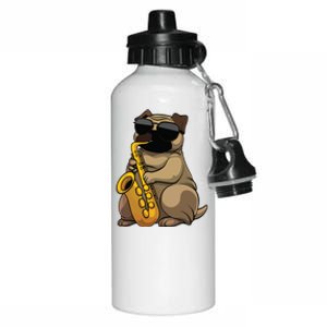 Cute Saxophone Design For Men Women Saxophone Band Player Aluminum Water Bottle