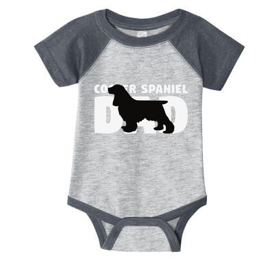 Cocker Spaniel Dad Cocker Spaniel Gift for Dog Father Infant Baby Jersey Bodysuit