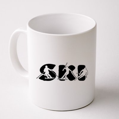 Cool Ski Design For Skier Ski Dad Design Coffee Mug