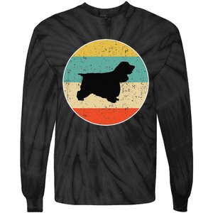 Cocker Spaniel Dog Tie-Dye Long Sleeve Shirt