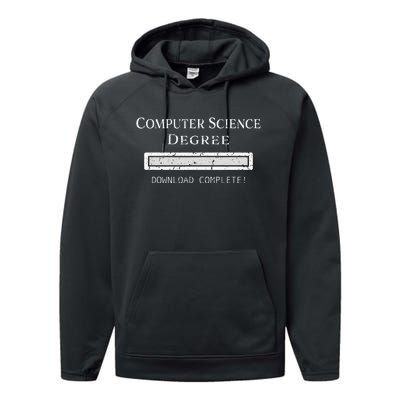 Computer Science Degree Graduation Performance Fleece Hoodie