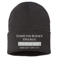 Computer Science Degree Graduation Sustainable Knit Beanie