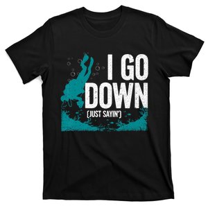 Cute Scuba Diving For Men Women Diving Scuba Diver T-Shirt