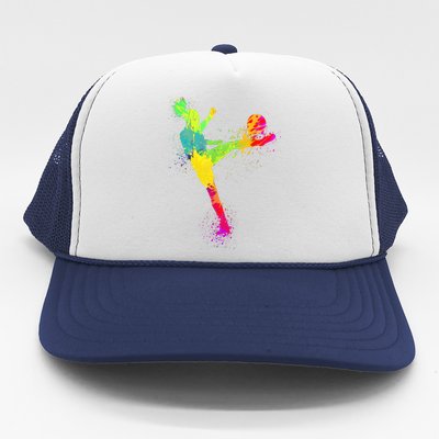 Cool Soccer Design Girls Soccer Player Sport Lover Trucker Hat