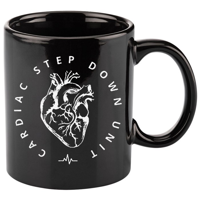 Cardiac Step Down Unit Nurse Cvicu Cticu Cicu Cardiology 11oz C Handle Ceramic Mug