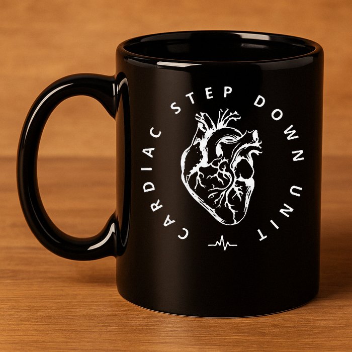 Cardiac Step Down Unit Nurse Cvicu Cticu Cicu Cardiology 11oz C Handle Ceramic Mug