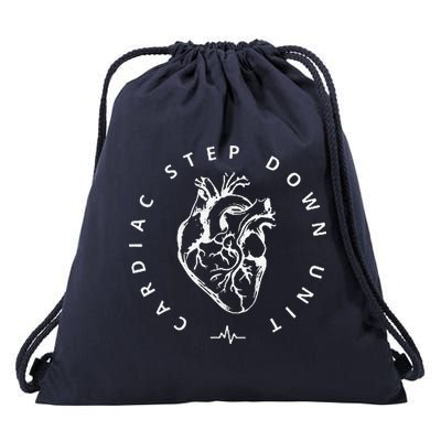 Cardiac Step Down Unit Nurse Cvicu Cticu Cicu Cardiology Drawstring Bag