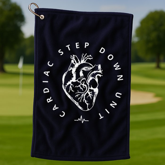 Cardiac Step Down Unit Nurse Cvicu Cticu Cicu Cardiology Golf Towel