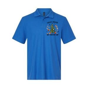 Christmas Skeleton Dancing Tree Dead Inside But Festive Af Great Gift Softstyle Adult Sport Polo