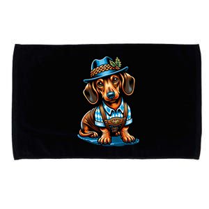 Cute Sausage Dog Ger Oktoberfest Dachshund Lovers Gift Microfiber Hand Towel