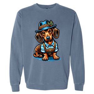 Cute Sausage Dog Ger Oktoberfest Dachshund Lovers Gift Garment-Dyed Sweatshirt