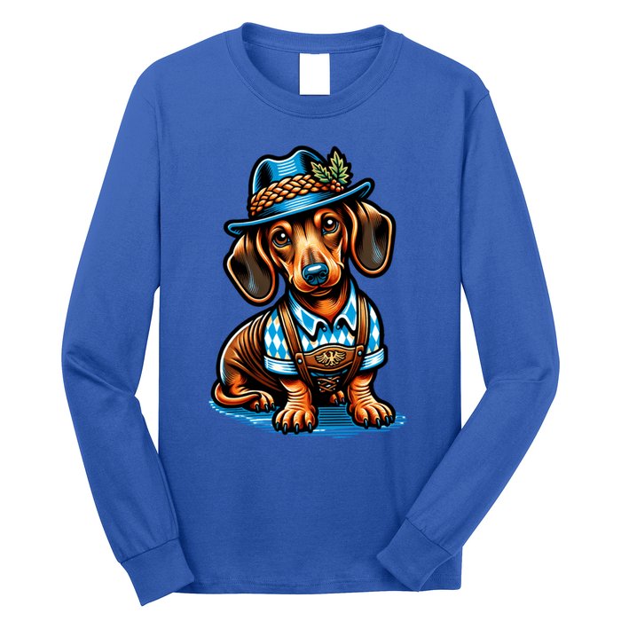 Cute Sausage Dog Ger Oktoberfest Dachshund Lovers Gift Long Sleeve Shirt