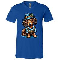 Cute Sausage Dog Ger Oktoberfest Dachshund Lovers Gift V-Neck T-Shirt