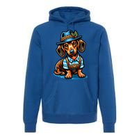 Cute Sausage Dog Ger Oktoberfest Dachshund Lovers Gift Premium Hoodie