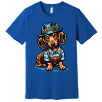 Cute Sausage Dog Ger Oktoberfest Dachshund Lovers Gift Premium T-Shirt