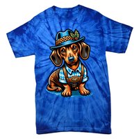 Cute Sausage Dog Ger Oktoberfest Dachshund Lovers Gift Tie-Dye T-Shirt