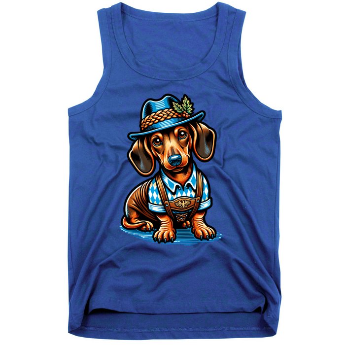 Cute Sausage Dog Ger Oktoberfest Dachshund Lovers Gift Tank Top