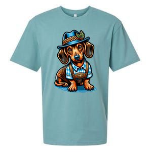 Cute Sausage Dog Ger Oktoberfest Dachshund Lovers Gift Sueded Cloud Jersey T-Shirt